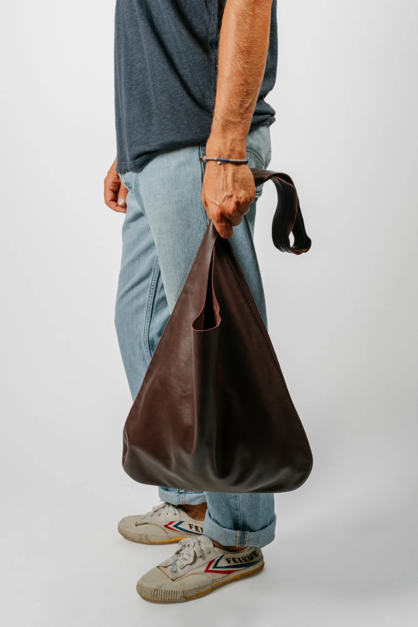 Bordeaux Leather Tote - Image 5