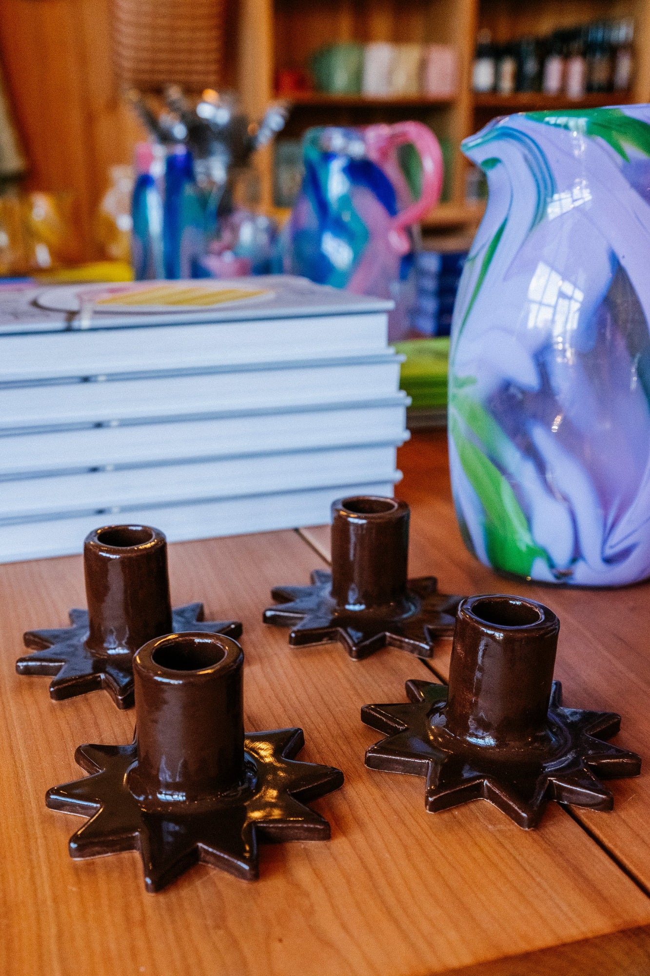 Estrella Candleholders | Set of 2 | Espresso - Image 4