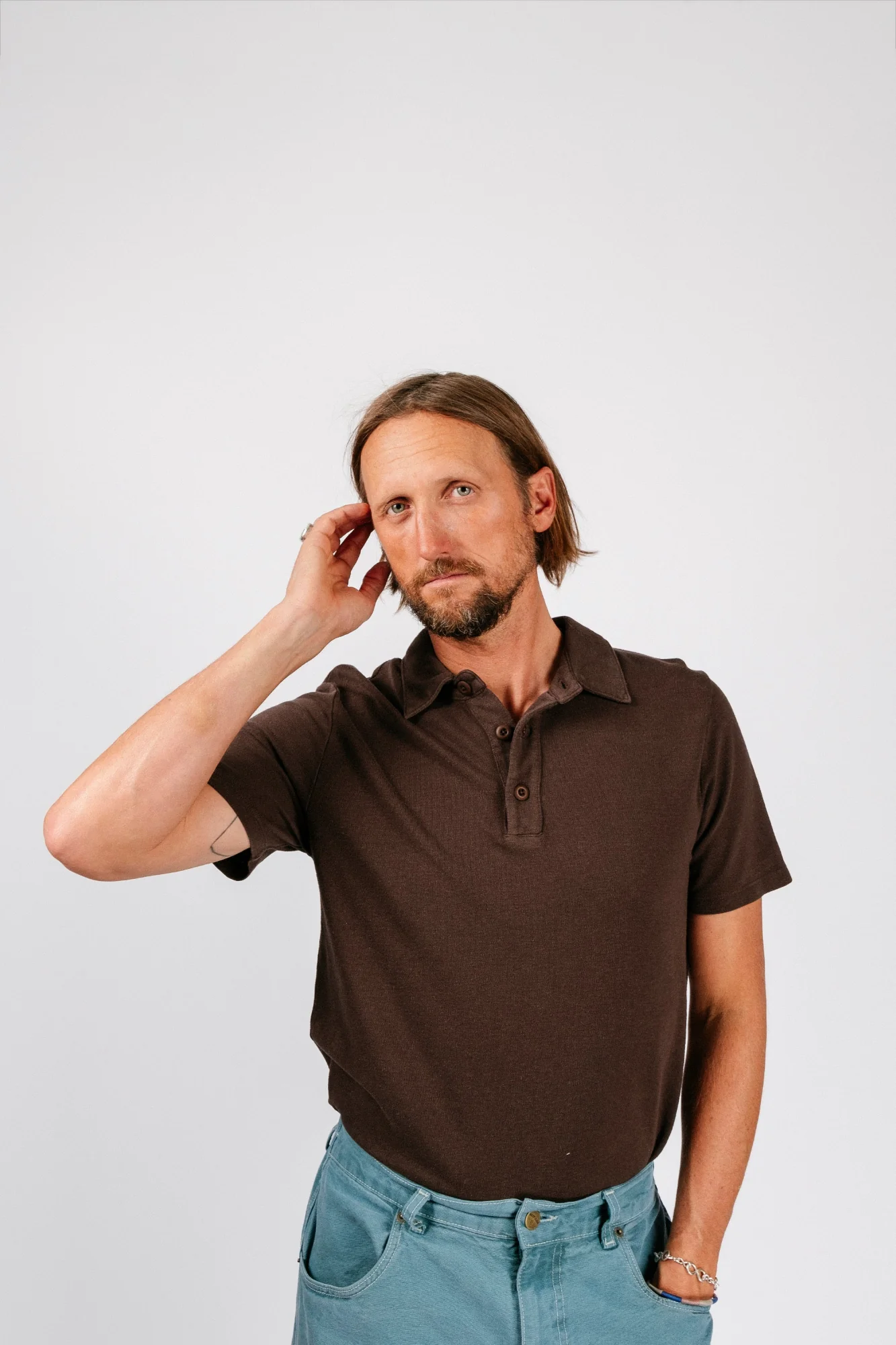 Fields Polo | Coffee Bean - Image 10