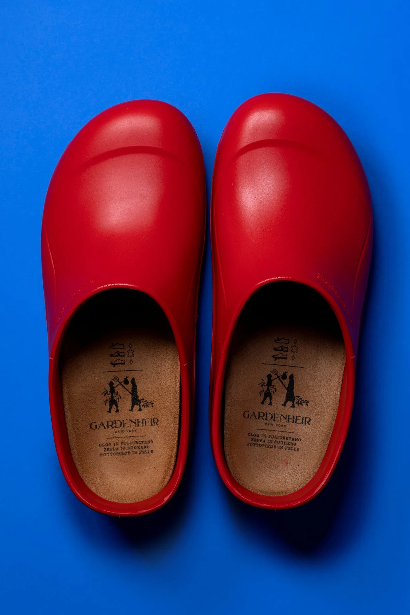 Italian Red Garden Clogs - Image 5