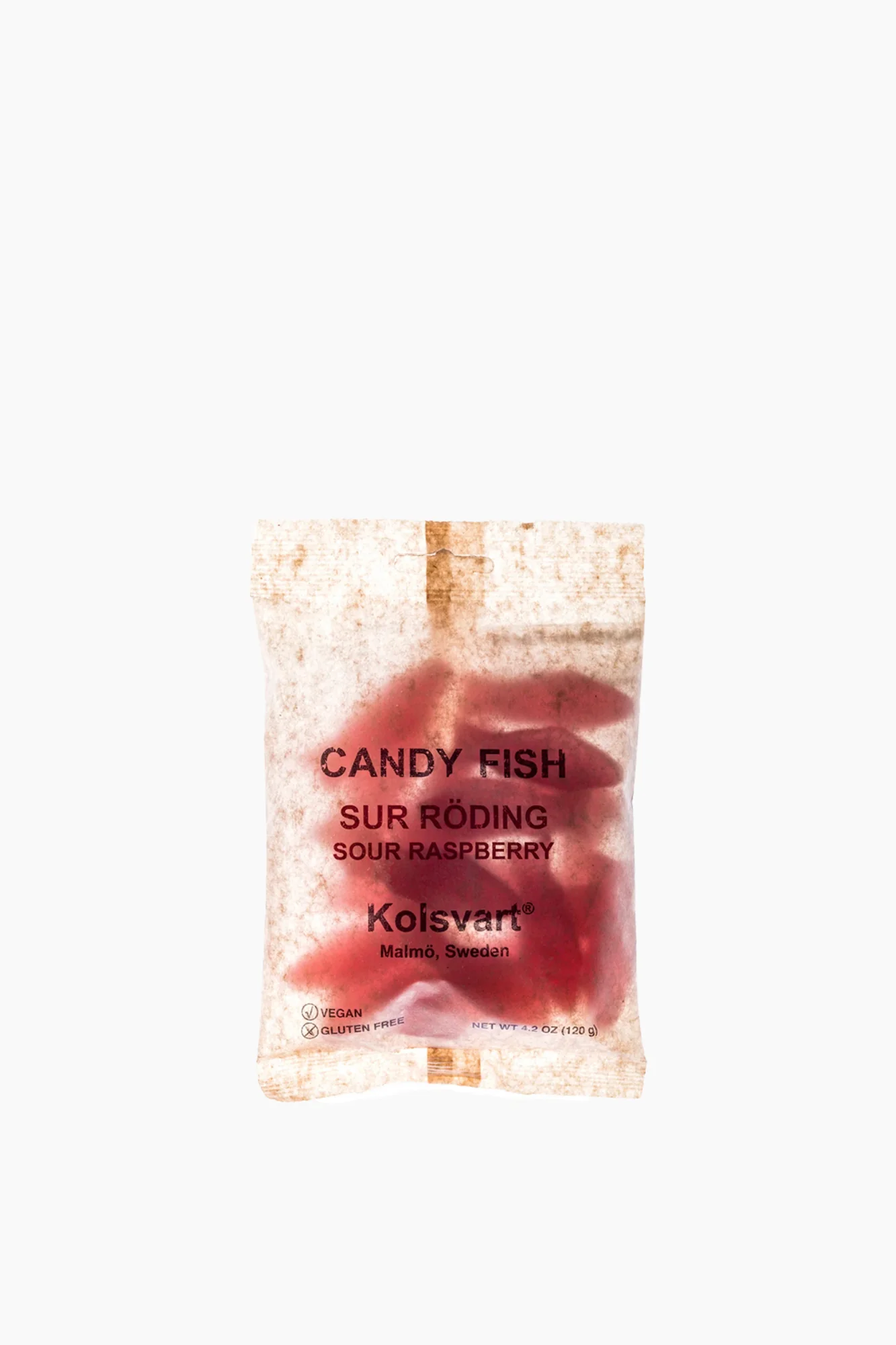 Sour Raspberry Candy Fish