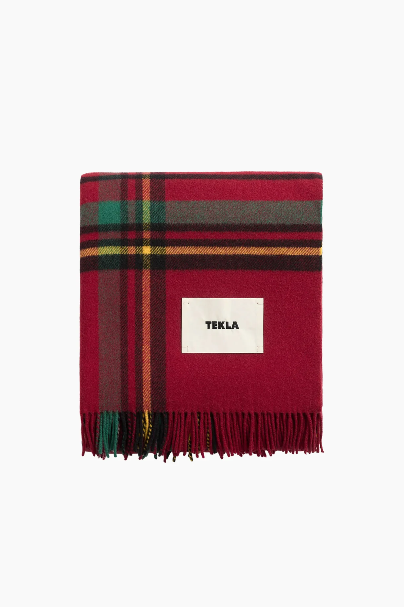 Fringed Lambswool Blankets | Plaid