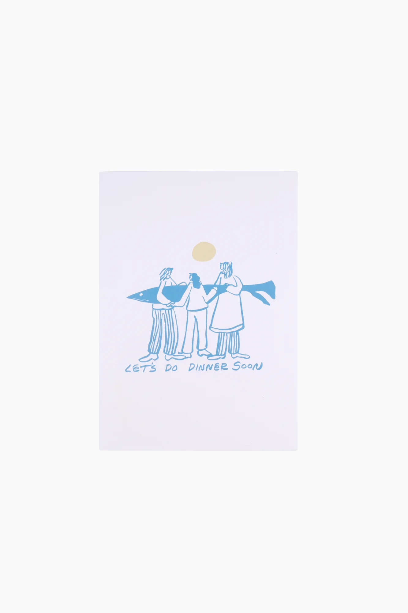 Let's Do Dinner Soon Card
