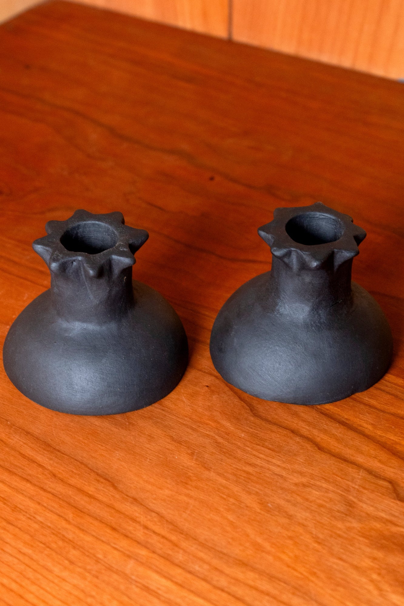 Lume Candleholders (Obsidian) Set of 2 - Image 3