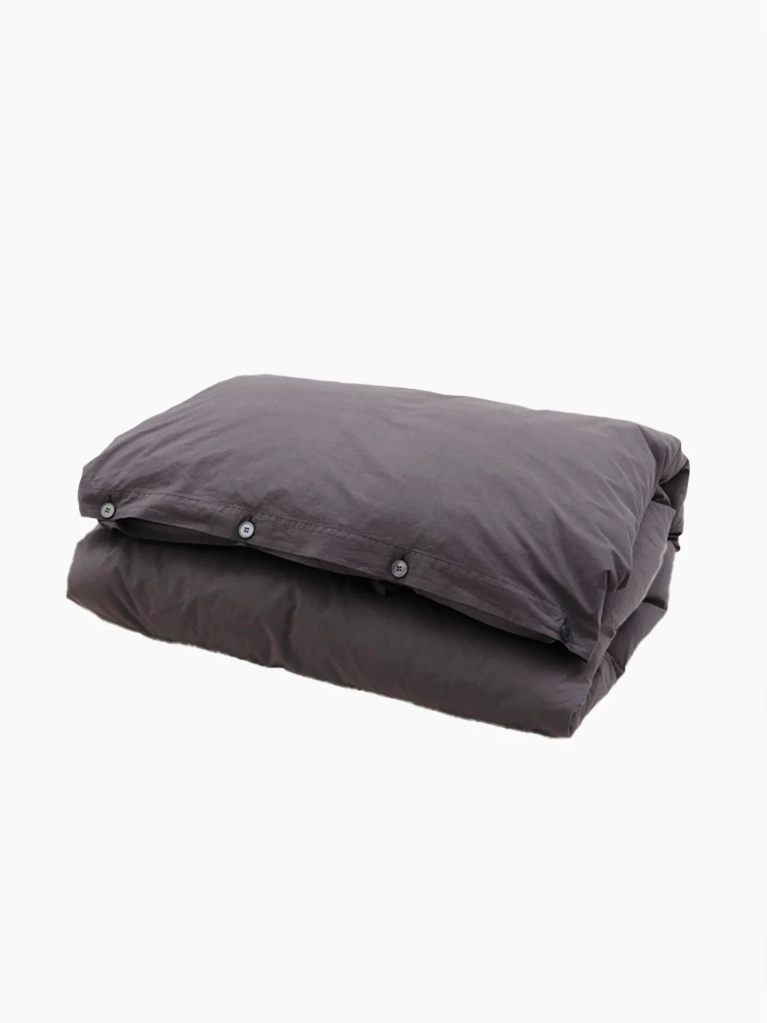 Organic Cotton Percale Bedding | Dark Taupe - Image 5