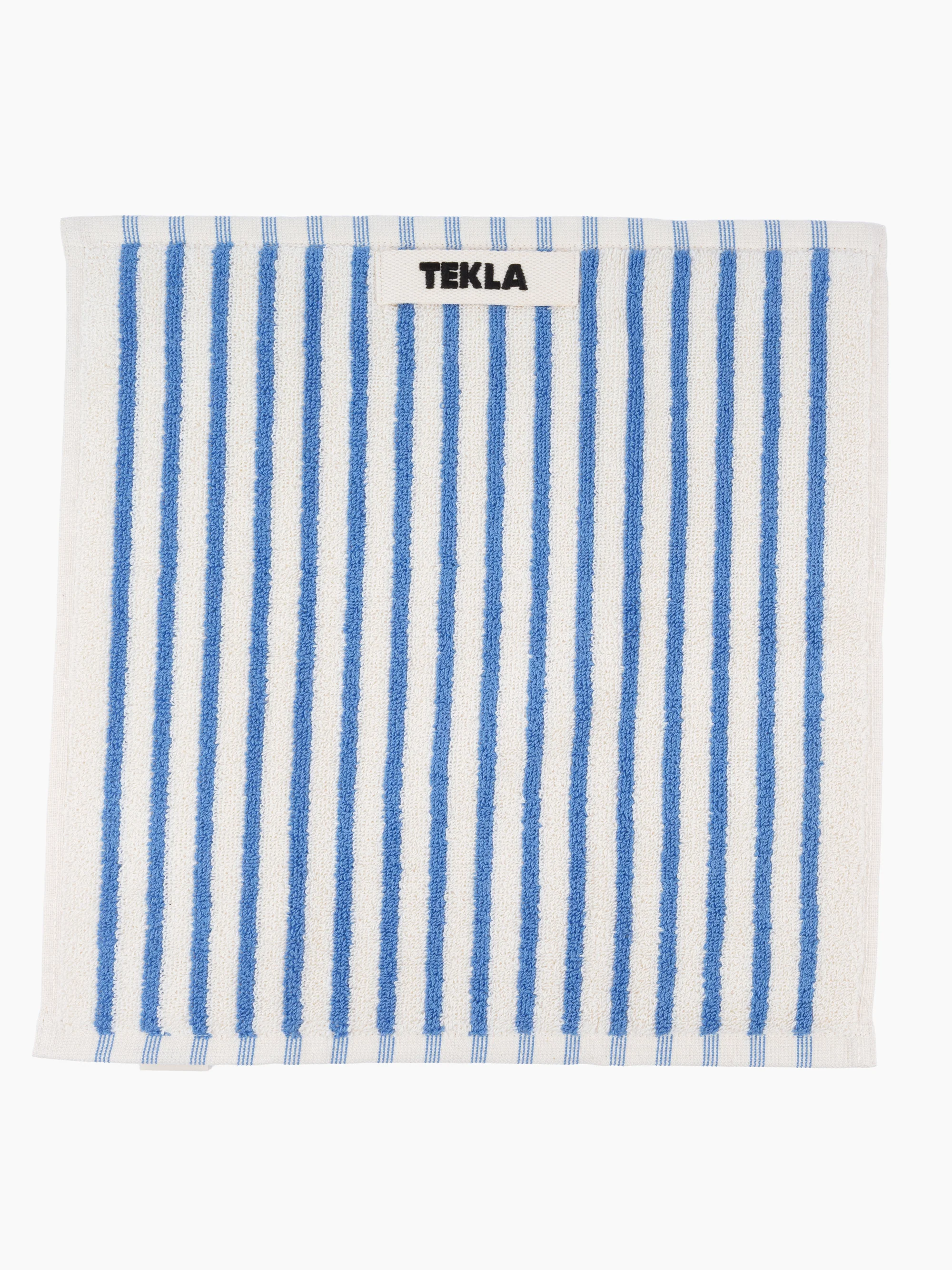 Organic Cotton Striped Towels & Bath Mat | Coastal - Image 11