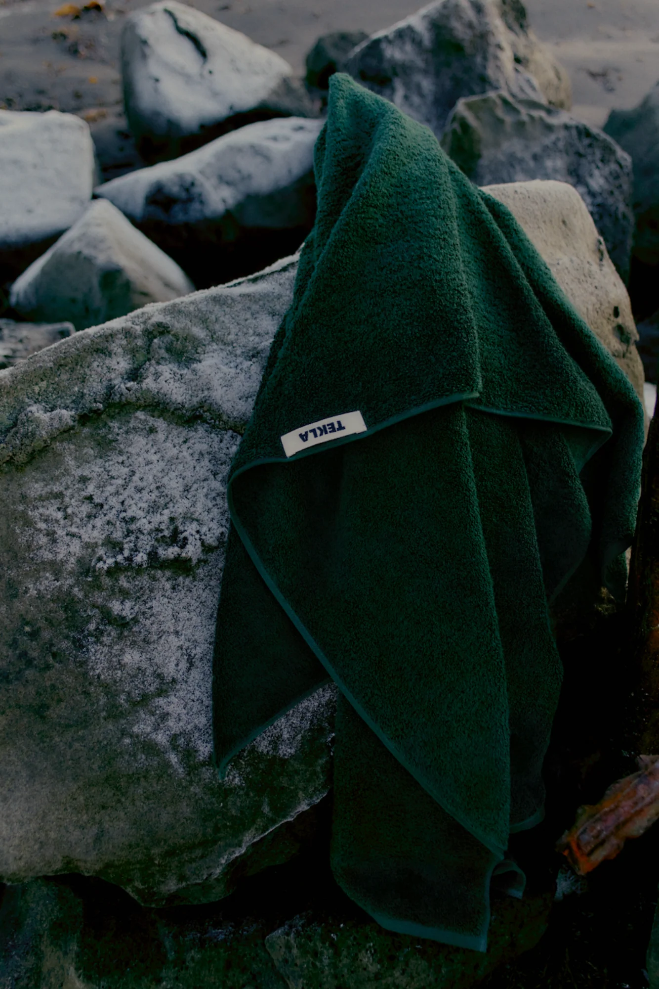 Organic Cotton Towels & Bath Mat | Forest Green - Image 6