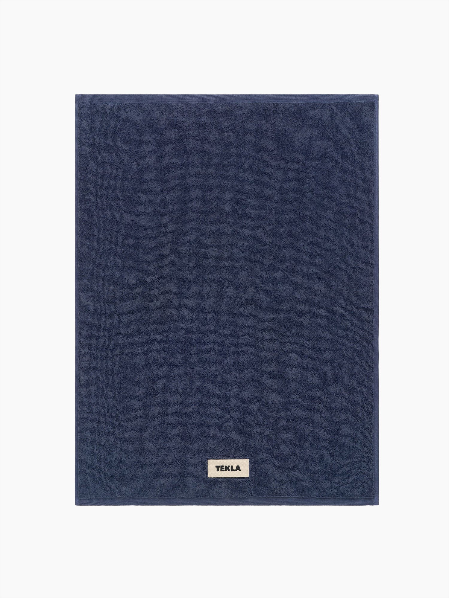 Organic Cotton Towels & Bath Mat | Navy - Image 6
