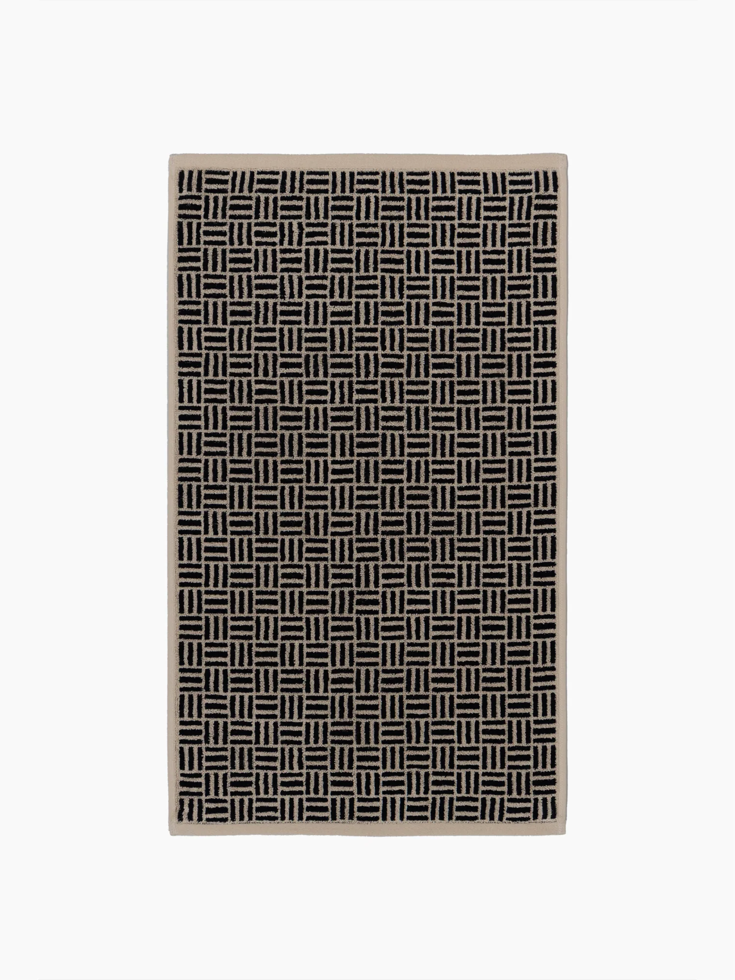 Organic Cotton Weave Towels | Sand & Noir - Image 9