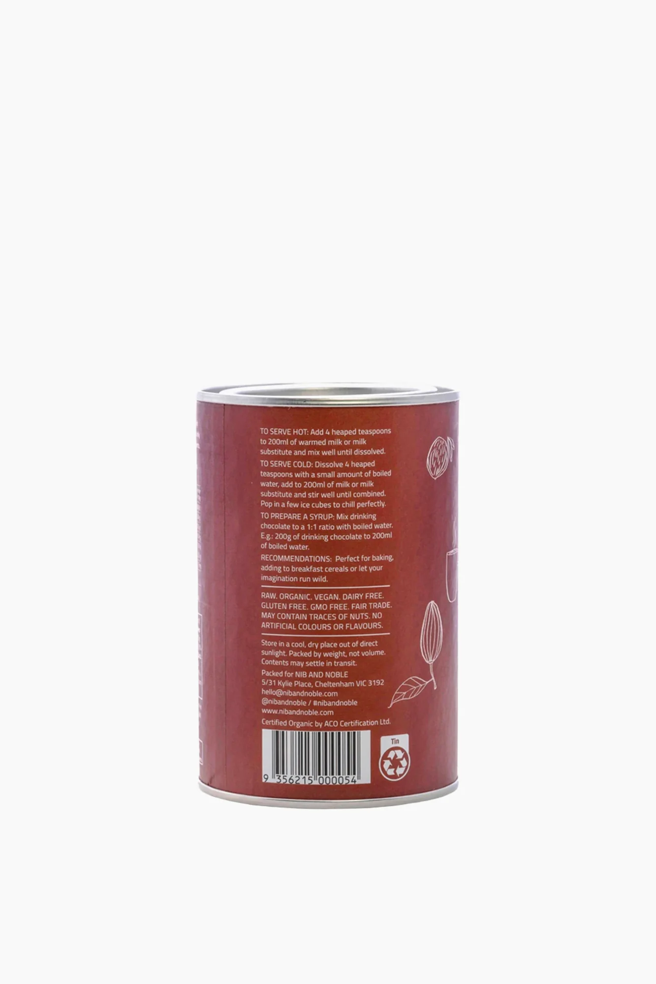 Organic Drinking Chocolate 65% Dark - Image 2