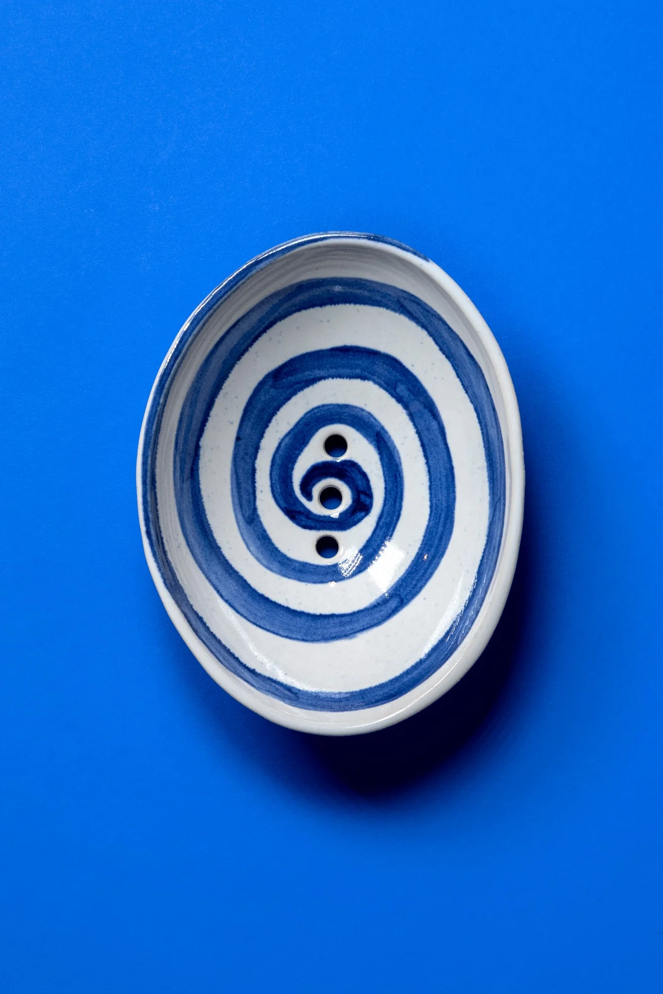Blue Spiral Soap Dish - Image 4