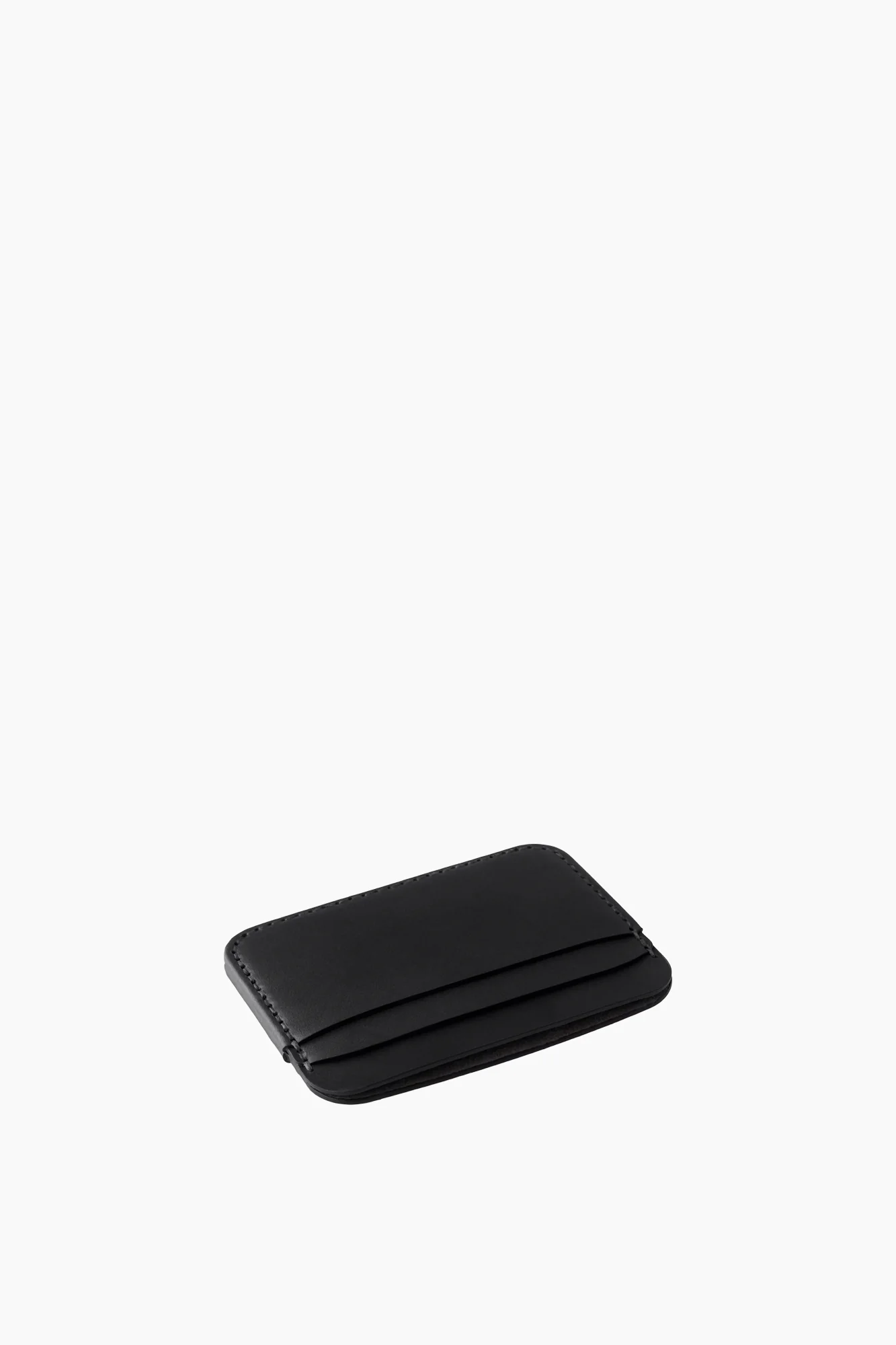 Round Luxe Wallet Plus | Black Chromexcel - Image 2