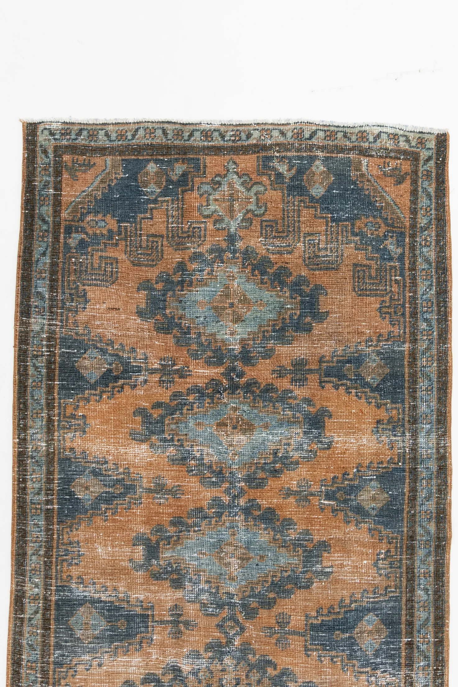 Antique Persian Viss Low Pile Rug - Image 4